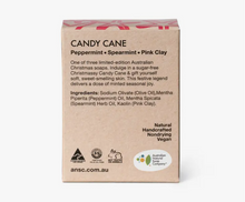 Load image into Gallery viewer, Candy Cane Christmas Soap 100g - Australian Natural Soap Company
