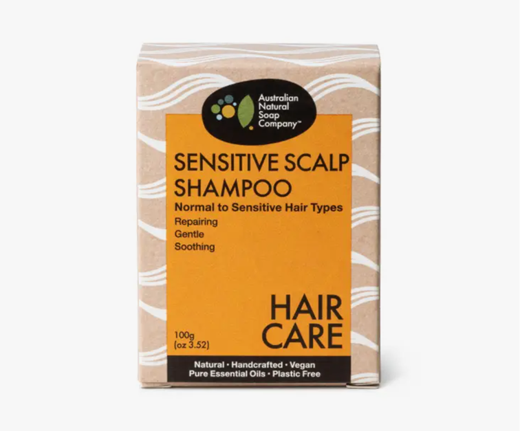 Solid Shampoo Bar Sensitive Scalp & Hair 100g | Natural Soap
