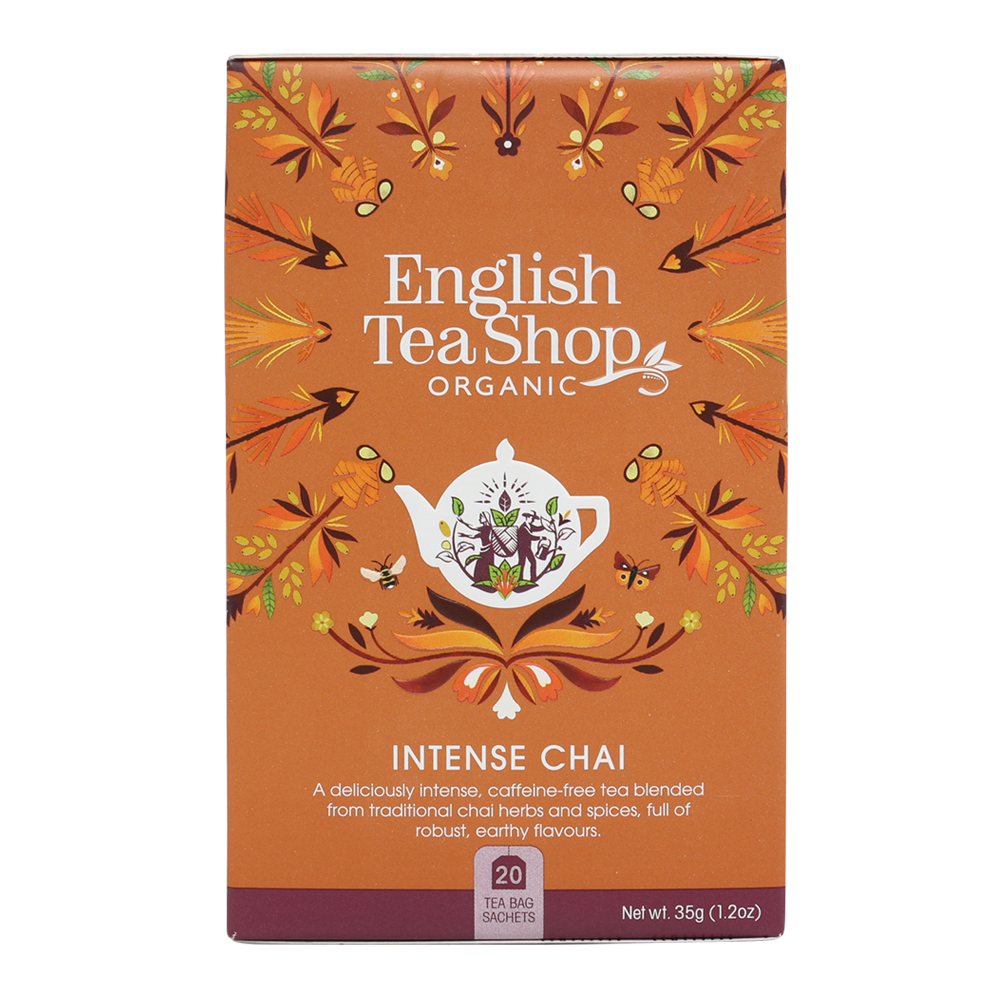 English Tea Shop - Organic Intense Chai (20 Tea Bag Sachets) 35g