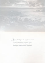 Load image into Gallery viewer, Sympathy Card - Sunset Shores (with Scripture inside)
