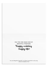 Load image into Gallery viewer, Wedding Card (with Scripture inside)
