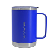 Load image into Gallery viewer, TANKD - 475ml (16oz) Insulated Mug with handle - MATTE STORM BLUE

