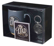 Load image into Gallery viewer, Ceramic Mug &amp; Keyring Boxed Gift Set - The World&#39;s Best Dad Joshua 1:9
