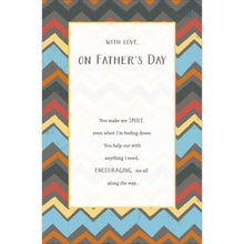 Load image into Gallery viewer, Chevron Father&#39;s Day Card
