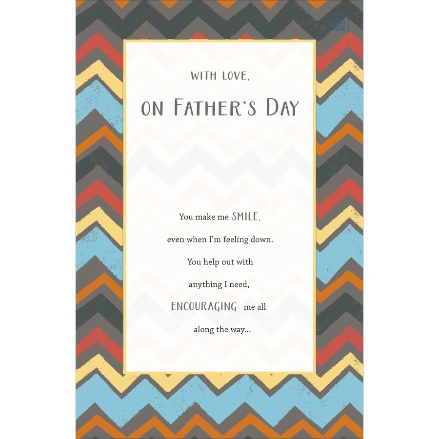 Chevron Father's Day Card
