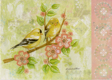 Load image into Gallery viewer, Thank You Card - Pretty Birds (with Scripture inside)
