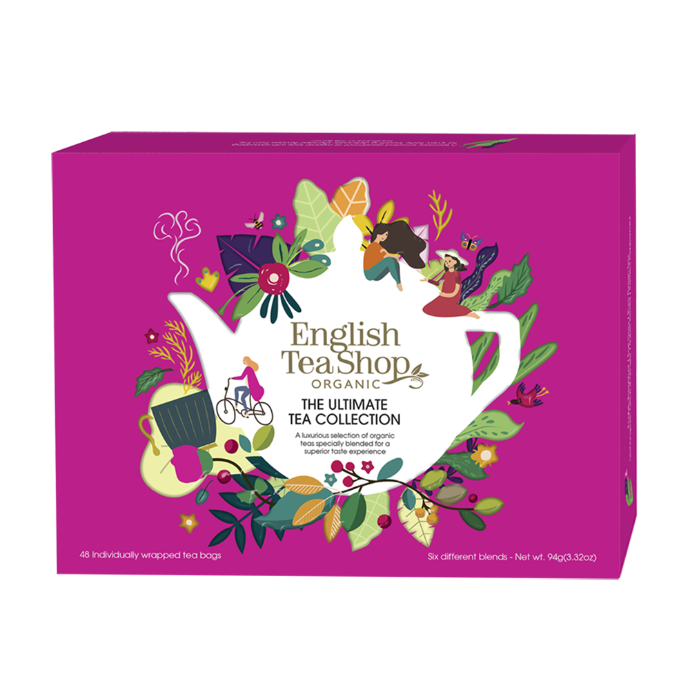 English Tea Shop - Gift Pack The Ultimate Tea Collection Pink (48 Tea Bag Sachets) 94g