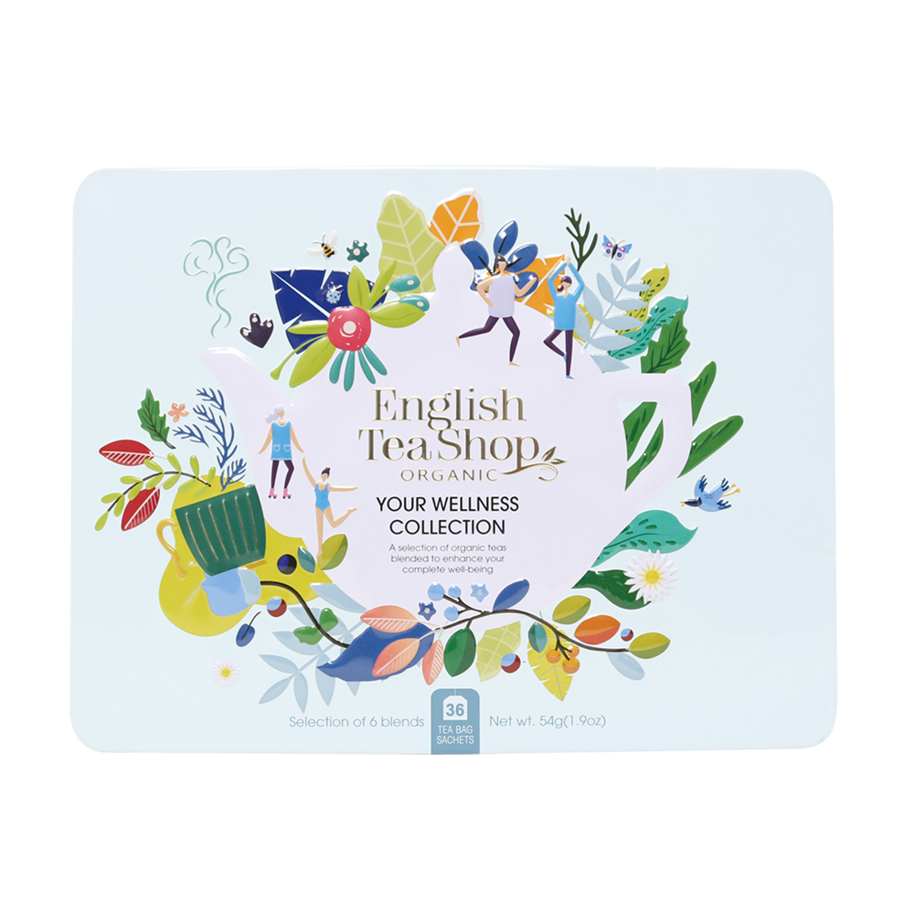English Tea Shop - Gift Pack Your Wellness Collection Light Blue (36 Tea Bag Sachets) 54g