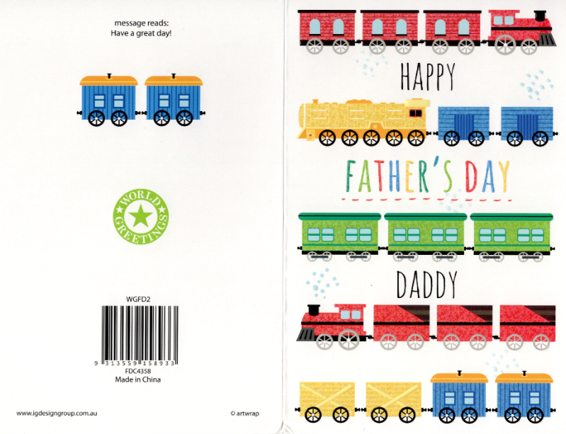 Father's Day Card - Happy Father's Day Daddy