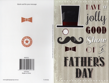 Load image into Gallery viewer, Father&#39;s Day Card - Have a Jolly Good Show of a Father&#39;s Day
