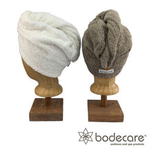 Load image into Gallery viewer, Bodecare - Towelling Hair Wrap (White)
