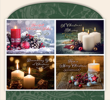 Load image into Gallery viewer, Christmas Card - Heartfelt Christmas Wishes (with Scripture inside)
