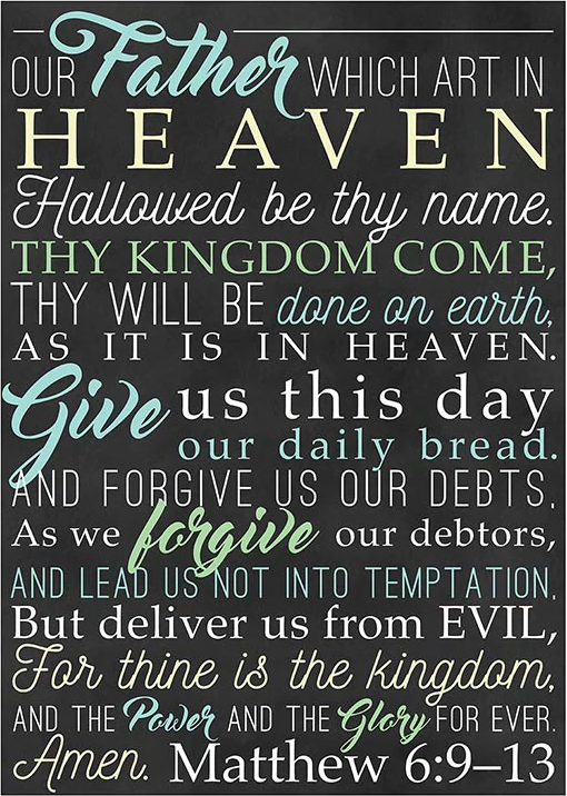 Large Poster - LORD'S PRAYER