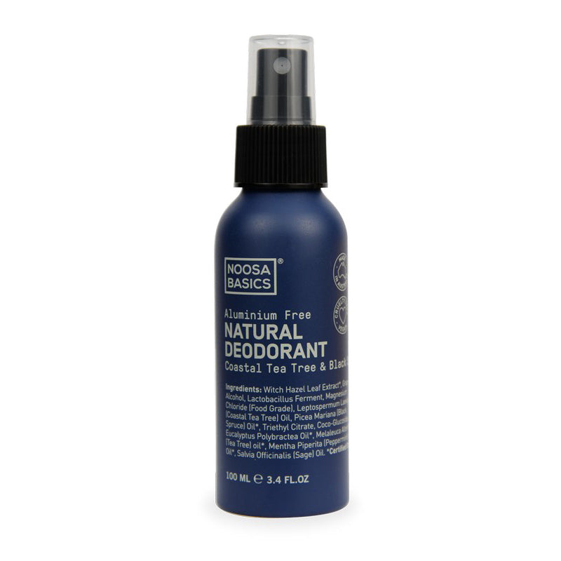 Noosa Basics - Natural Deodorant Spray - Coastal Tea Tree & Black Spruce 100ml