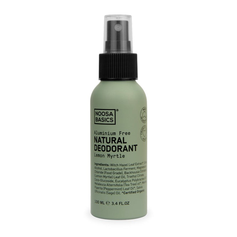 Noosa Basics - Natural Deodorant Spray - Lemon Myrtle 100ml