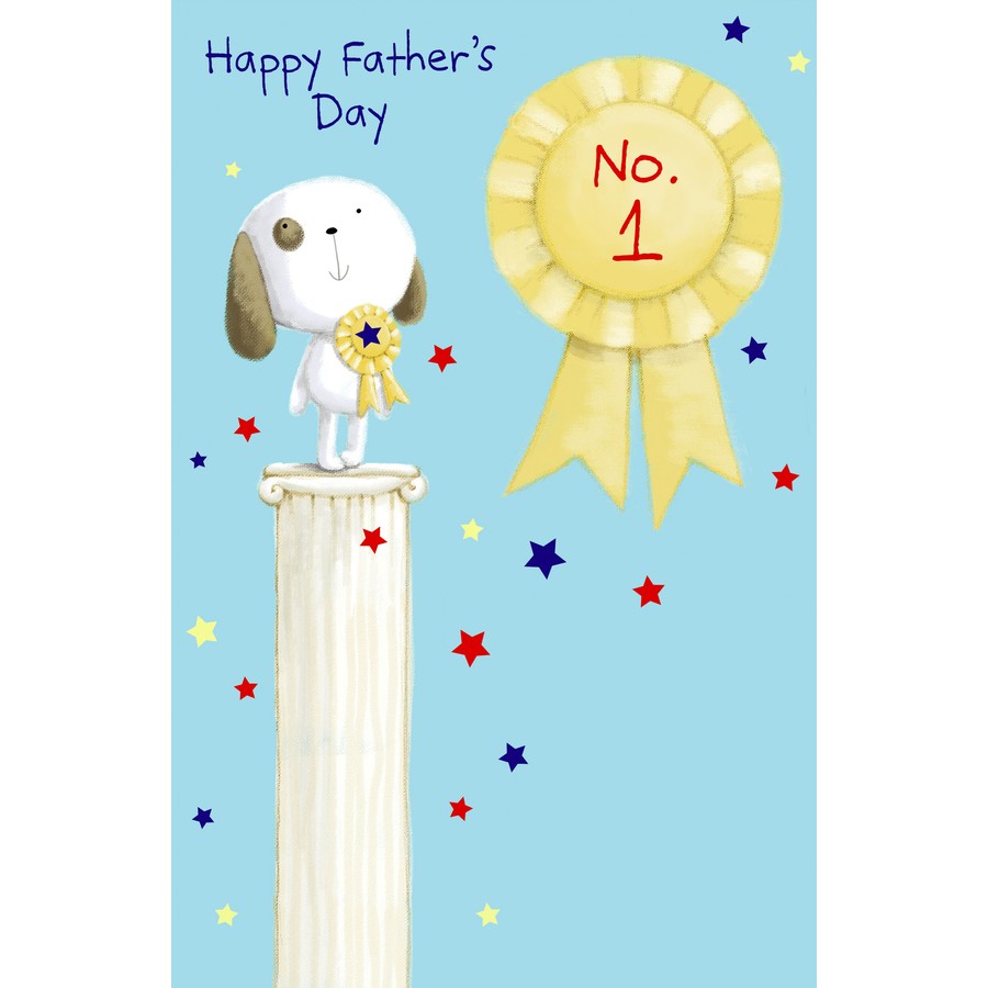'No. 1 Dad' Father's Day Card