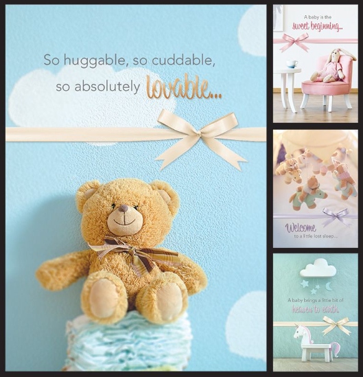 Baby Congratulations - Sweet Blessings (with Scripture inside)