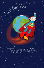 Load image into Gallery viewer, Superman Father&#39;s Day Card
