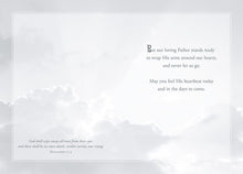 Load image into Gallery viewer, Sympathy Card - Heavenly Hope (with Scripture inside)
