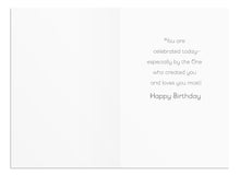 Load image into Gallery viewer, Birthday Card - Pretty Pinks (with Scripture inside)
